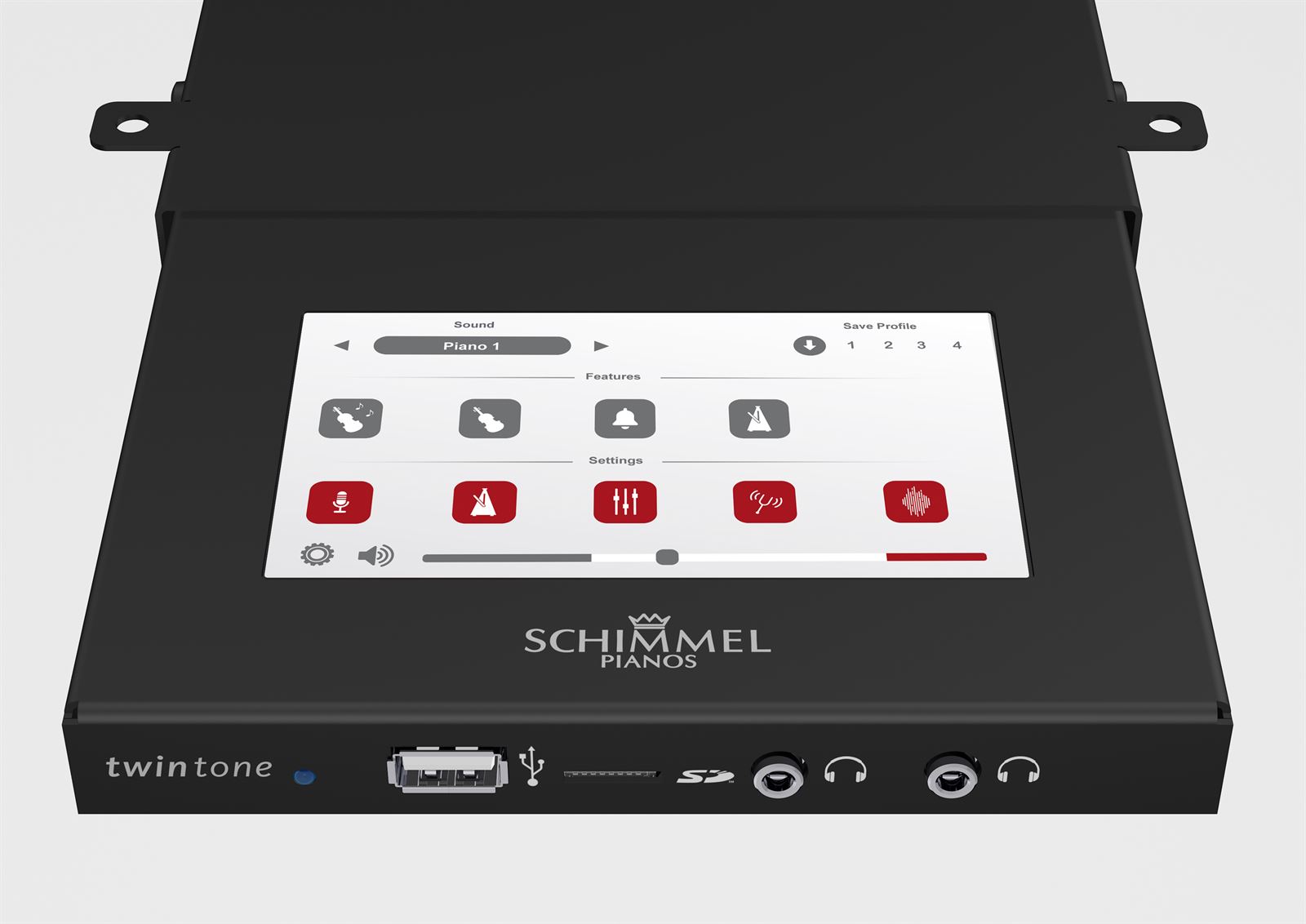 Schimmel Interactive Silent System for Upright Pianos