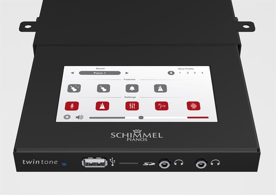 Schimmel Interactive Silent System for Upright Pianos